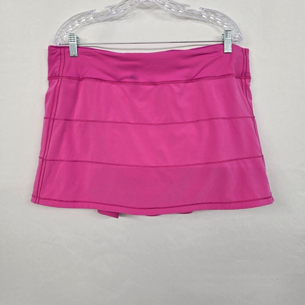 Lululemon Pace Rival Skirt - Skort Women's 14 Sonic Pink